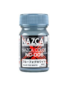 NAZCA Color (15ml) NC-006 Blue Fog White (Semi-Gloss) - Official Product Image