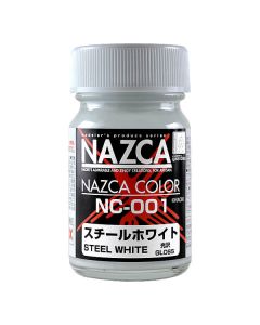 NAZCA Color (15ml) NC-001 Steel White (Gloss) - Official Product Image