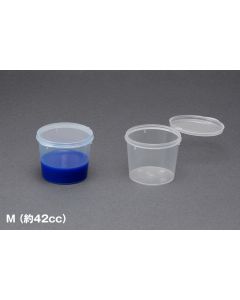 OM412 PP Paint Cup with Lid M (42ml) (10 pieces) - Official Product Image 1