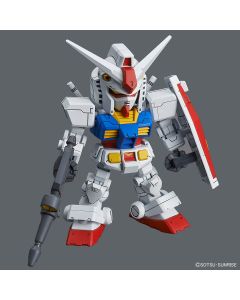 SDCS RX-78-2 Gundam & Cross Silhouette Frame White Set - Official Product Image 1