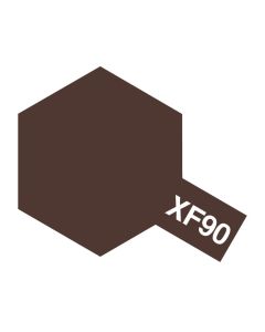 Tamiya Acrylic (10ml) Flat XF-90 Red Brown 2 - Official Product Image