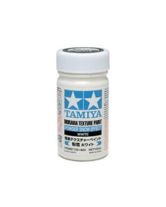Tamiya Diorama Texture Paint Powder Snow Effect White (100ml) - Official Product Image