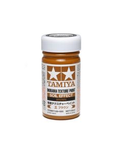 Tamiya Diorama Texture Paint Soil Effect Brown (100ml) - Official Product Image 1