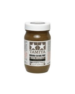 Tamiya Diorama Texture Paint Soil Effect Dark Earth (250ml) - Official Product Image