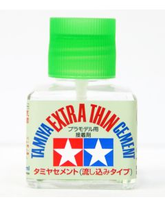 Tamiya Extra Thin Cement (40ml) - Package Image
