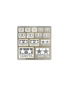 Tamiya Logo Plate (Photo-Etched) (90 x 90 x 0.3mm) - Official Product Image 