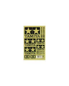 Tamiya Logo Sticker Gold (180 x 115mm) - Official Product Image