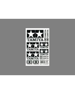 Tamiya Logo Sticker Monochrome (180 x 115mm) - Official Product Image