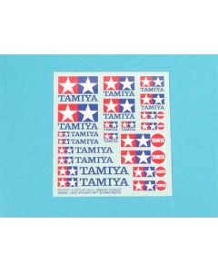 Tamiya Logo Sticker Set (90 x 100mm) - Official Product Image