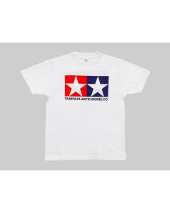 Tamiya Logo T-Shirt White S (Cotton 100%) - Official Product Image