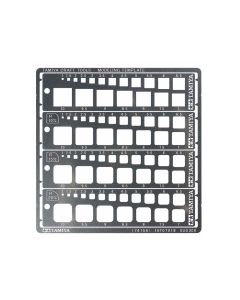 Tamiya Modeling Template (Square, 1-10mm) - Official Product Image 1