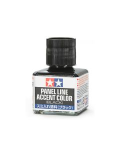 Tamiya Panel Line Accent Color Black (40ml) - Official Product Image