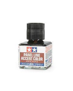 Tamiya Panel Line Accent Color Brown (40ml) - Official Product Image