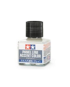 Tamiya Panel Line Accent Color Gray (40ml) - Official Product Image