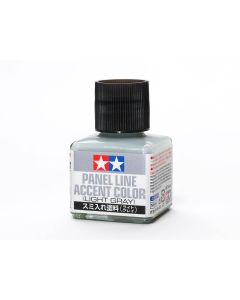 Tamiya Panel Line Accent Color Light Gray (40ml) - Official Product Image