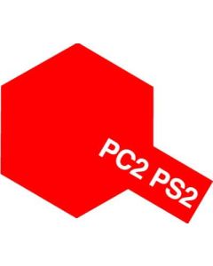 Tamiya Polycarbonate Spray (100ml) PS-02 Red - Color Image
