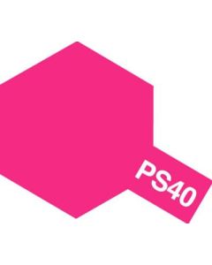 Tamiya Polycarbonate Spray (100ml) PS-40 Translucent Pink - Color Image