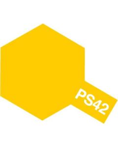Tamiya Polycarbonate Spray (100ml) PS-42 Translucent Yellow - Color Image