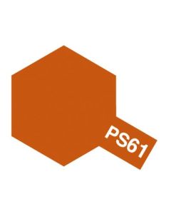 Tamiya Polycarbonate Spray (100ml) PS-61 Metallic Orange - Color Image