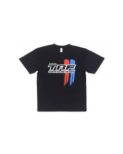 Tamiya TRF Quick-Dry T-Shirt Black L (Polyester) - Official Product Image 1