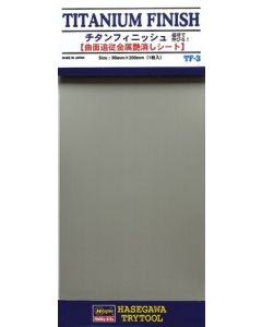 TF3 Titanium Finish Sticker (Flat Yellow Silver) (90 x 200mm) (1 Sheet) - Official Product Image 1