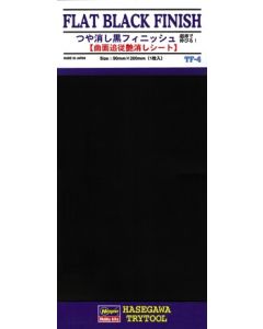 TF4 Flat Black Finish Sticker (90 x 200mm) (1 Sheet) - Official Product Image 1