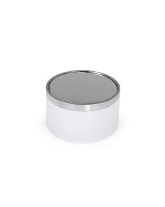 TT062 Compact Turn Table White (83mm diameter x 47mm height) (Powered by 1 AA Battery) (Battery Not Included) - Official Product Image 1
