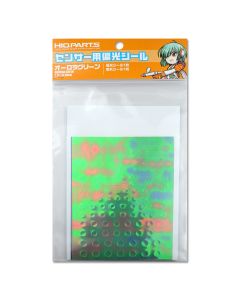 Variable Color Stickers for Sensor Aurora Green (1.0/1.5/2.0/2.5/3.0/4.0/5.0/6.0mm diameter) (1 sheet & Black Base Stickers) - Official Product Image 1