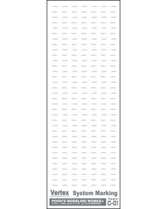 VSC-01G Caution System Marking C-01 Gray (142 x 50mm) (1 sheet) - Official Product Image