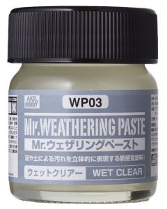 WP03 Mr. Weathering Paste Wet Clear (40ml) - Official Product Image 1