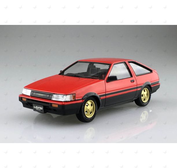 1/24 Aoshima Pre-Painted Model #SP Toyota AE86 Corolla Levin 1983 Red & Black