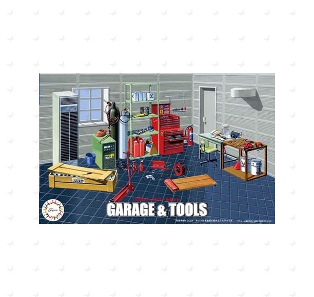1/24 Fujimi Garage & Tools #15 Garage & Tools Set