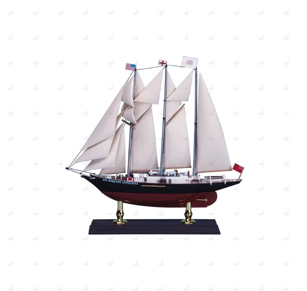 1/350 Aoshima #10 British 3-Mast Topsail Schooner Sir Winston Churchill