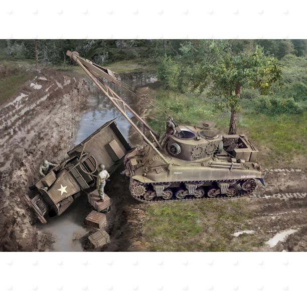 1/35 Italeri #6547 U.S. Armored Tank Recovery Vehicle M32B1