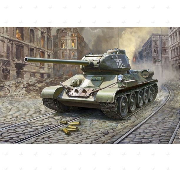 1/35 Zvezda #3687 Soviet Medium Tank T-34/85 Model 1944