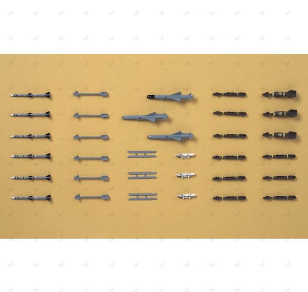 1/72 Aircraft Accessory X72-10 JASDF Aircraft Weapons I: JASDF Missiles & Launcher Set