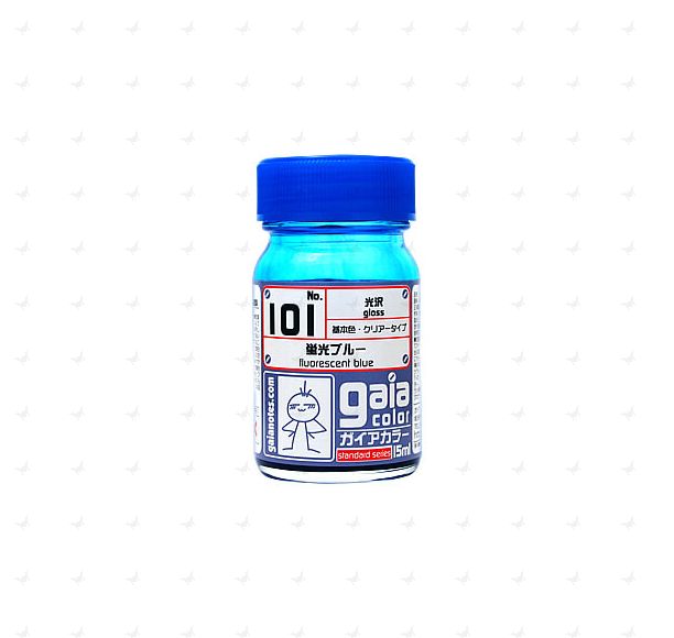 Gaia Color (15ml) 101 Fluorescent Blue (Dye-based Clear)