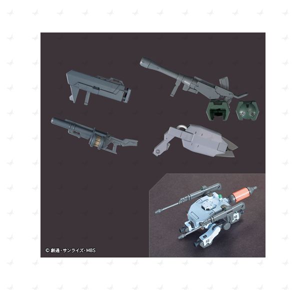 1/144 HG Iron-Blooded Orphans MS Option Set #02 MS Option Set 02 & CGS Mobile Worker Space Type