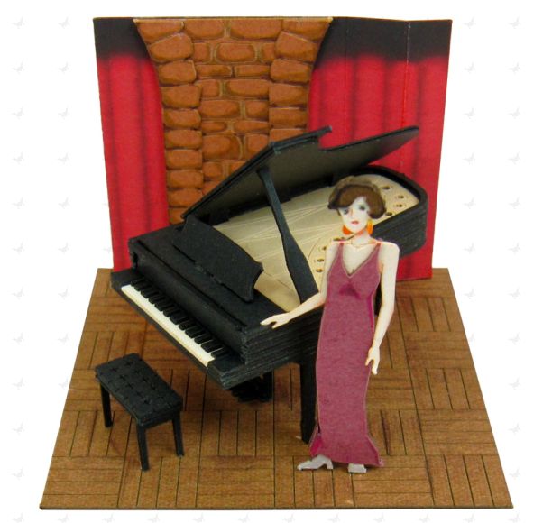 Paper Craft Miniatuart Studio Ghibli mini #22 Singing Gina 