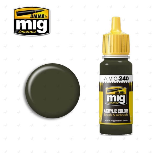 Ammo Acrylic Paint (17ml) 240 FS 34086 (ANA 613) Dark Olive Drab