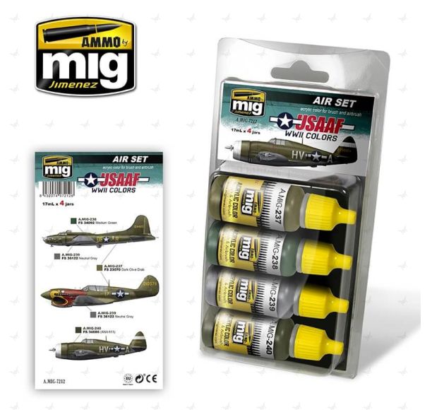 Ammo Acrylic Paint Smart Set for Aircrafts (17ml x 4) USAAF WWII Colors