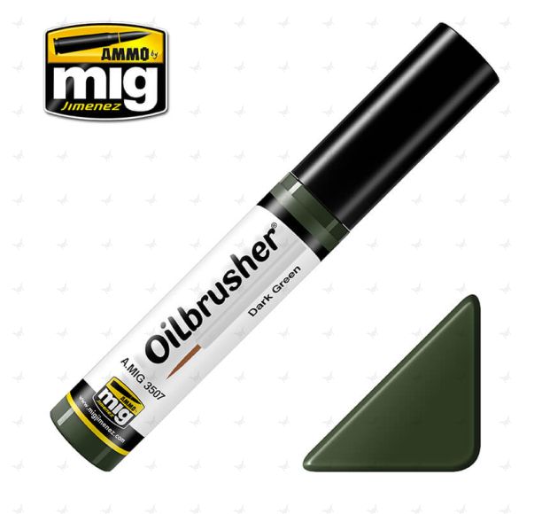 Ammo Oilbrusher (10ml) Dark Green