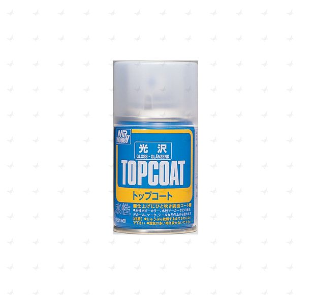 B501 Mr. Topcoat (Aqueous) Gloss Spray (86ml)