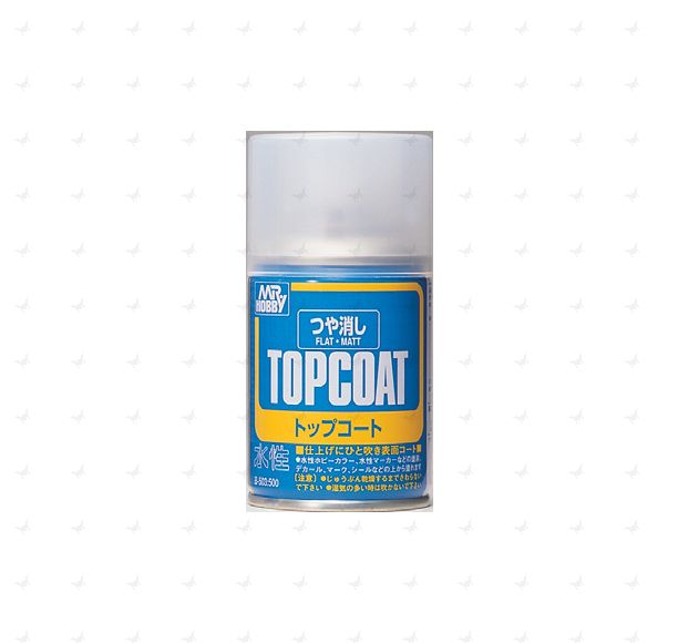 B503 Mr. Topcoat (Aqueous) Flat Spray (86ml)