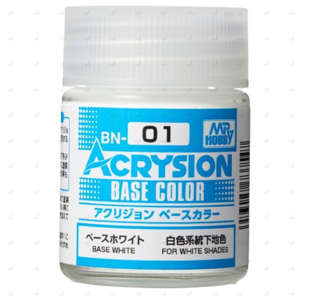 BN01 Acrysion Base Color (18ml) Base White