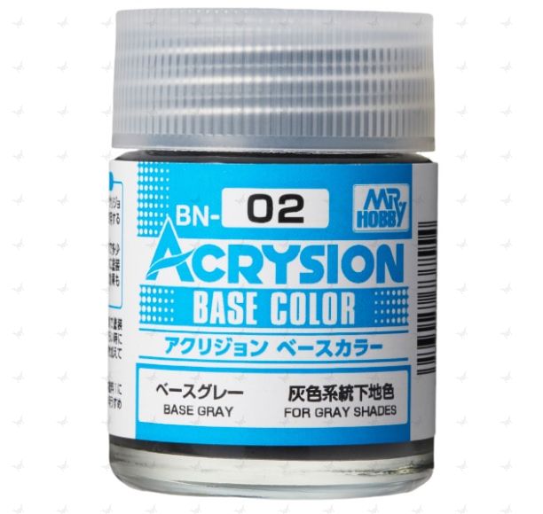 BN02 Acrysion Base Color (18ml) Base Gray
