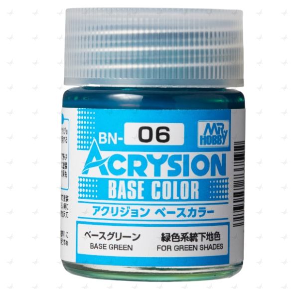 BN06 Acrysion Base Color (18ml) Base Green