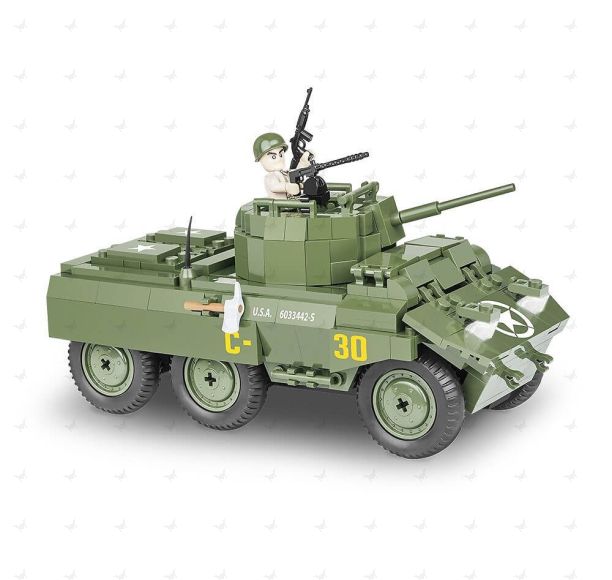 Cobi Small Army #2497 U.S. Light Armored Car M8 