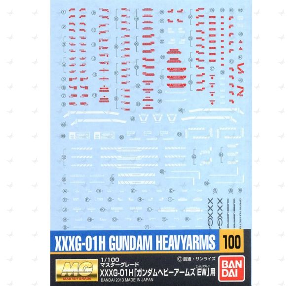 Gundam Decal #100 for 1/100 MG Gundam Heavyarms Endless Waltz ver.