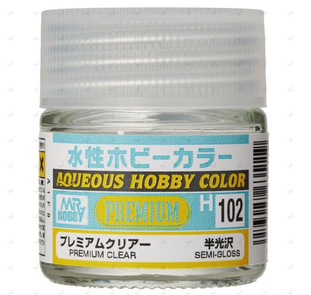 H102 Aqueous Hobby Colors (10ml) Premium Clear Semi-Gloss